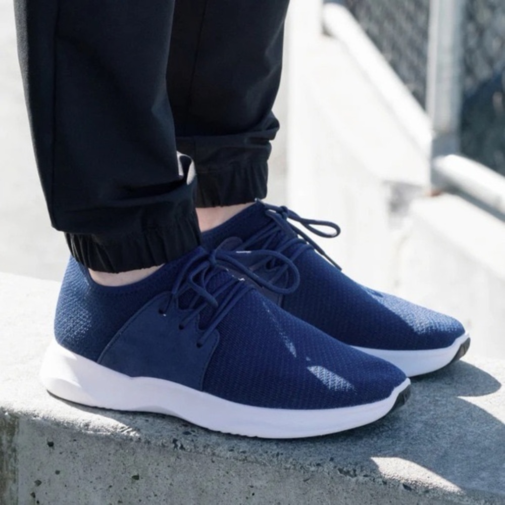 Vessi Cityscape Everyday Classic Marine Blue Waterproof shoes size 7